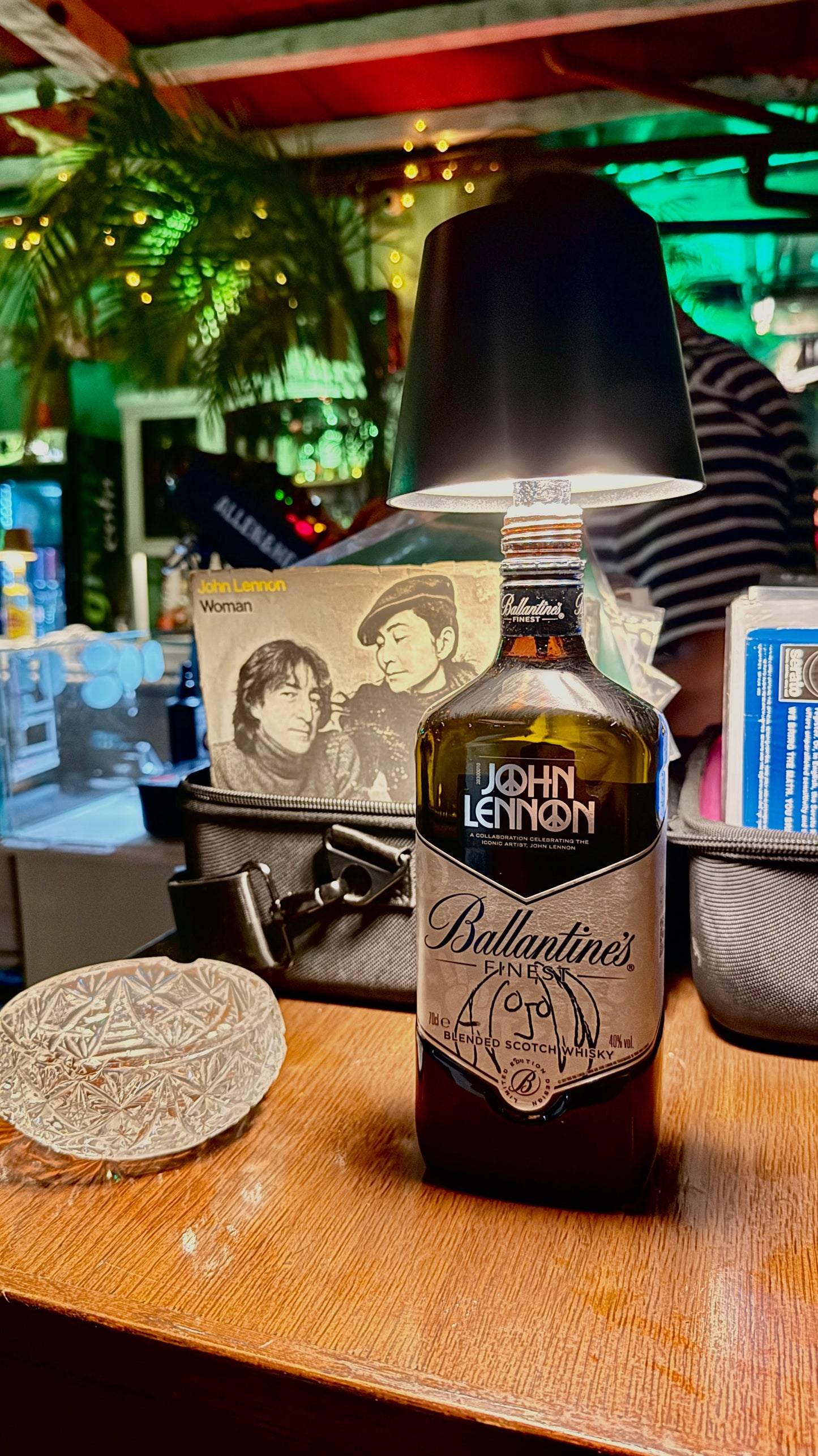 Ballantine's John Lennon ''Whiskey'' Table Lamp